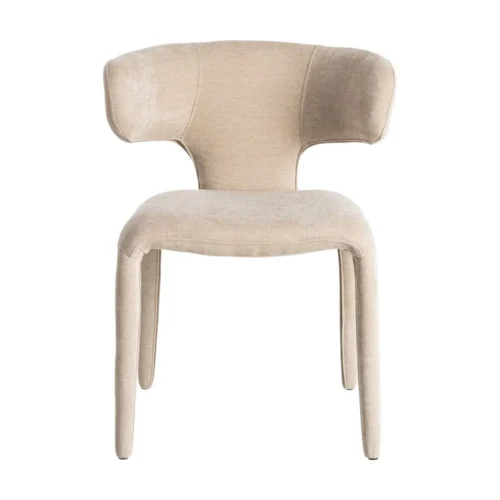 Lot 2 Chaises tissu dossier bas Ixia 58 cm — vue 3