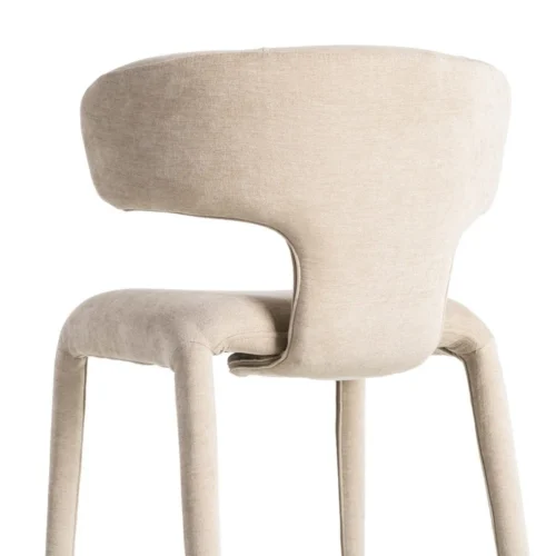 Lot 2 Chaises tissu dossier bas Ixia 58 cm — vue 6