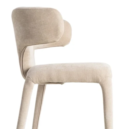 Lot 2 Chaises tissu dossier bas Ixia 58 cm — vue 7