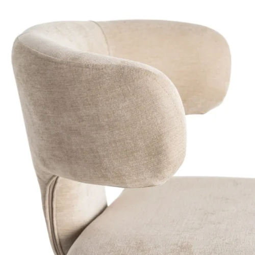 Lot 2 Chaises tissu dossier bas Ixia 58 cm — vue 8