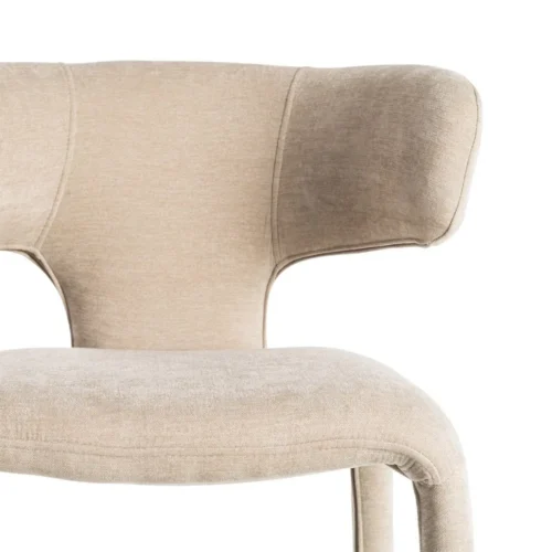Lot 2 Chaises tissu dossier bas Ixia 58 cm — vue 9