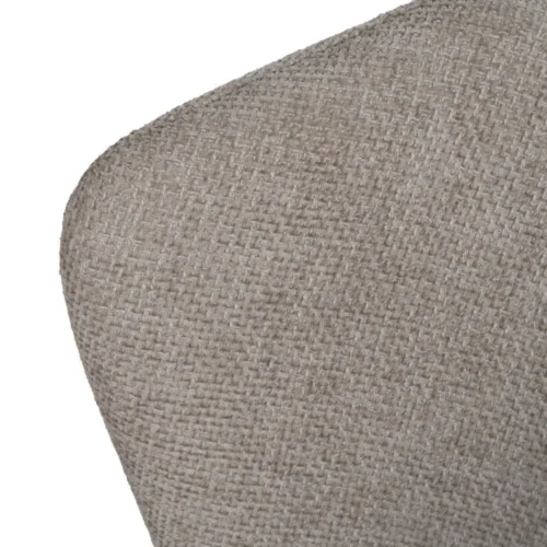 Lot 2 Chaises tissu gris piètement métal Ixia 52 cm — vue 8