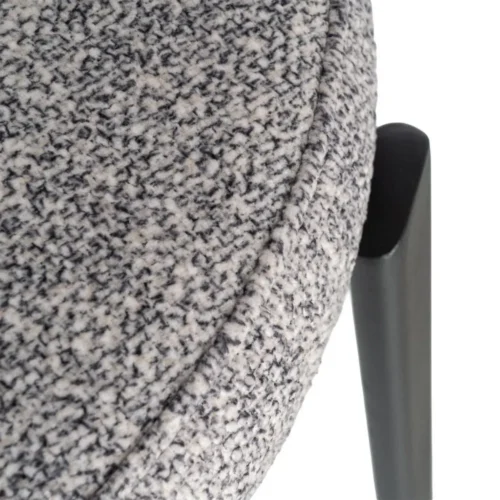Lot 2 Chaises tissu piètement métal Ixia 51 cm — vue 10