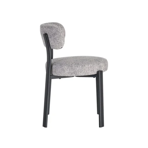 Lot 2 Chaises tissu piètement métal Ixia 51 cm — vue 6