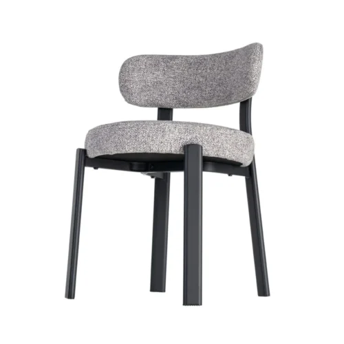 Lot 2 Chaises tissu piètement métal Ixia 51 cm — vue 8