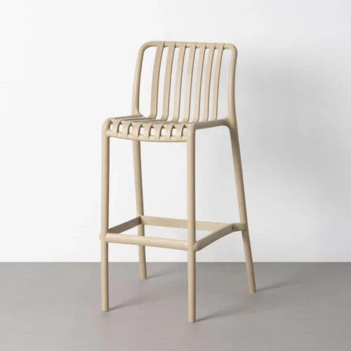 Tables et chaises de jardin Ixia Lot 2 Tabourets de jardin polypropylène beige Ixia H75