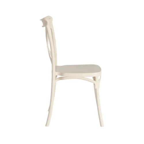Lot 4 Chaises de jardin empilables polypropylène Ixia 53 cm — vue 5