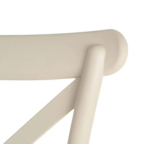 Lot 4 Chaises de jardin empilables polypropylène Ixia 53 cm — vue 6