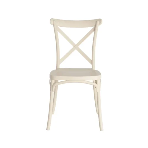 Lot 4 Chaises de jardin empilables polypropylène Ixia 53 cm — vue 8