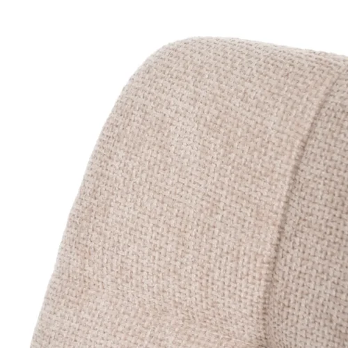 Lot 4 Chaises dossier haut tissu et métal Ixia 44 cm — vue 6