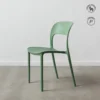 lot 4 chaises empilables polypropylene ixia 43 cm vert menthe 1