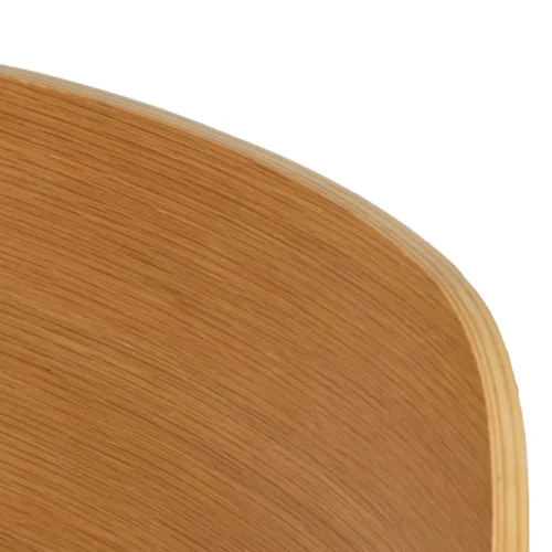 Lot 4 Chaises tissu bicolore piètement métal Ixia 48 cm — vue 7