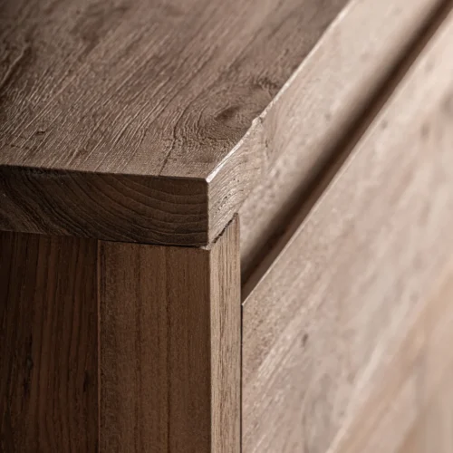 Meuble bar Sukt teck recyclé marron clair Vical Home — vue 4