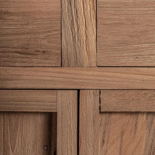 Meuble bar Sukt teck recyclé marron clair Vical Home — vue 5