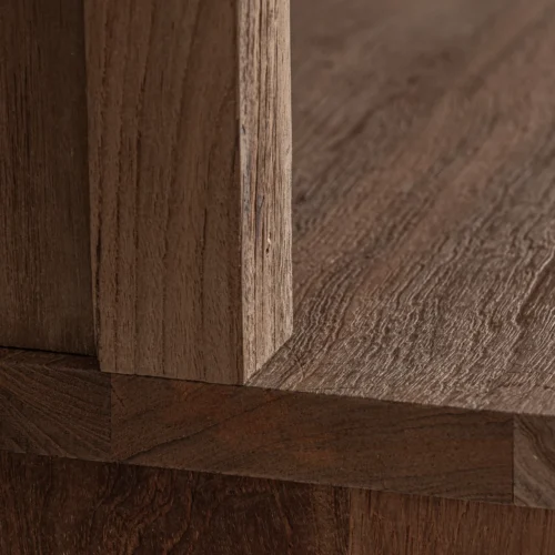 Meuble bar Sukt teck recyclé marron clair Vical Home — vue 7