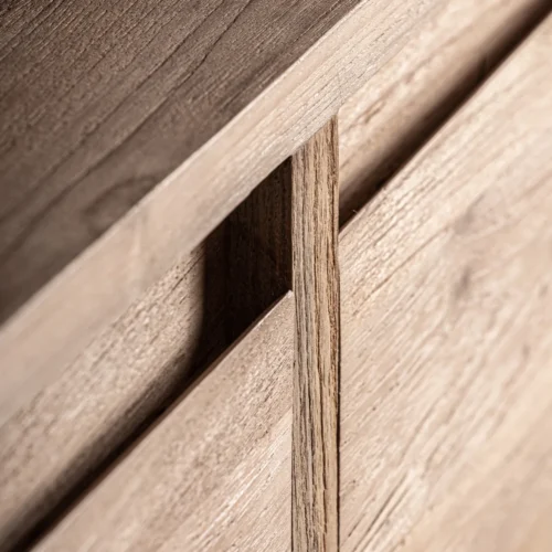 Meuble bar Sukt teck recyclé marron clair Vical Home — vue 8