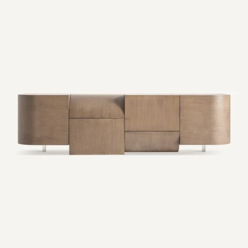 Meuble TV Aksaray chêne marron Vical Home