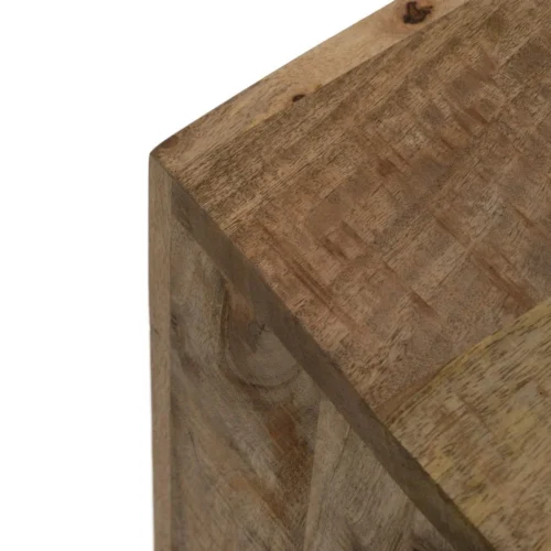Meuble TV bois de manguier marron et noir Ixia 265 cm — vue 4