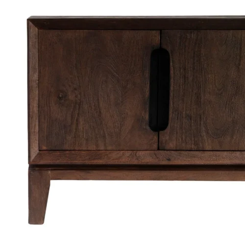 Meuble TV bois de manguier marron Ixia 200 cm — vue 4