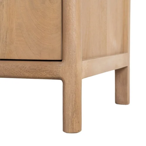 Meuble TV bois de manguier naturel 4 portes Ixia 190 cm — vue 10