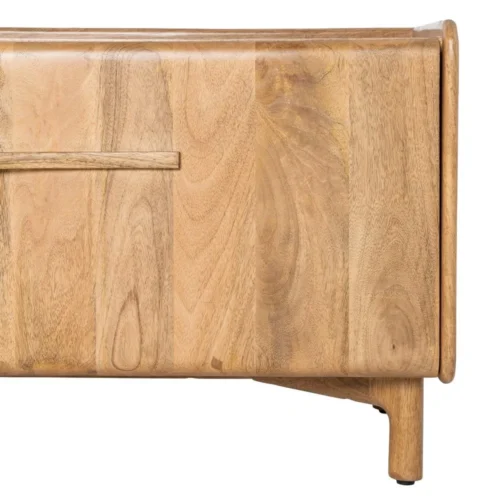 Meuble TV bois de manguier naturel Ixia 160 cm — vue 10