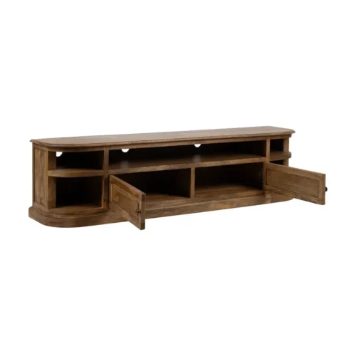 Meuble TV bois de manguier naturel Ixia 198 cm — vue 4