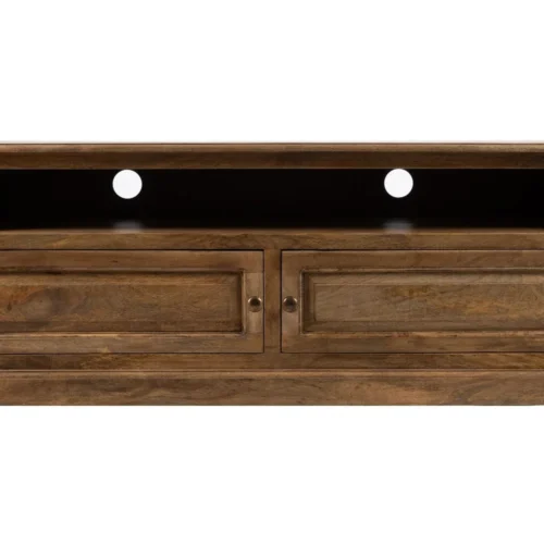 Meuble TV bois de manguier naturel Ixia 198 cm — vue 6