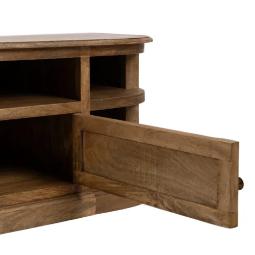 Meuble TV bois de manguier naturel Ixia 198 cm — vue 7