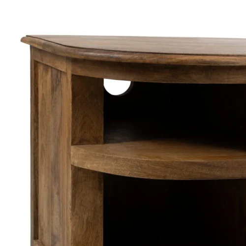 Meuble TV bois de manguier naturel Ixia 198 cm — vue 9