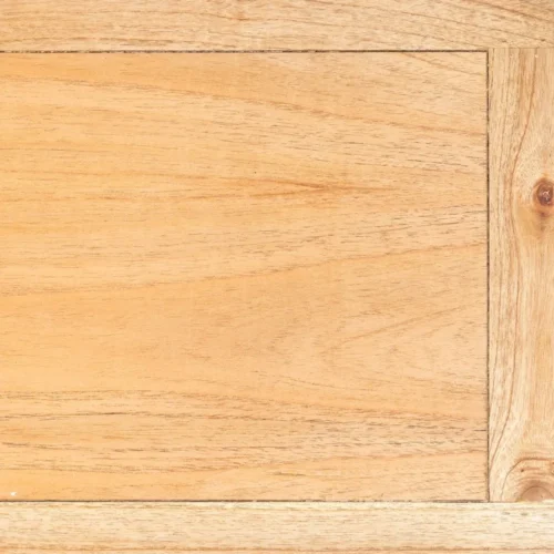 Meuble TV bois de mindi naturel Ixia 150 cm — vue 10