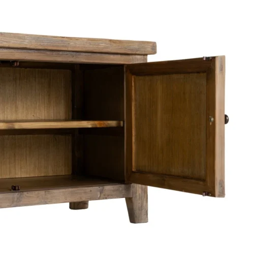 Meuble TV bois de pin recyclé Ixia 180 cm — vue 7
