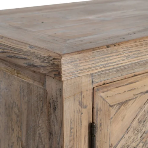 Meuble TV bois de pin recyclé Ixia 180 cm — vue 8