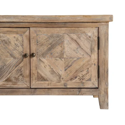 Meuble TV bois de pin recyclé Ixia 180 cm — vue 9