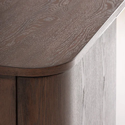 Meuble TV Bournel orme et acier bronze Vical Home — vue 4