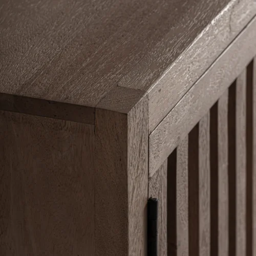 Meuble TV Gàbia bois de manguier marron sablé Vical Home — vue 5