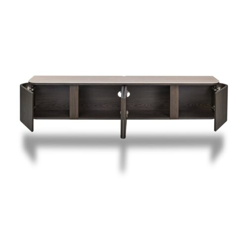 Meuble TV Nando marron Richmond Interiors — vue 3