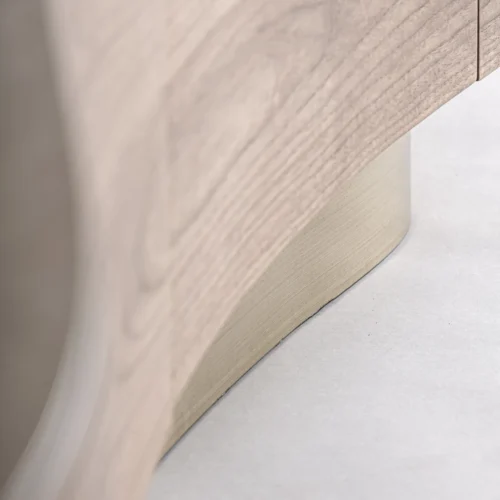 Meuble TV Noirmont beige et doré Vical Home — vue 5
