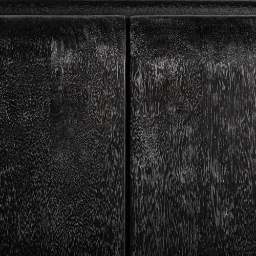 Meuble TV Norfolk manguier noir Vical Home — vue 6