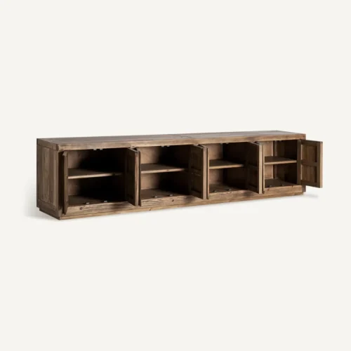 Meuble TV Norvik orme marron 280 cm Vical Home — vue 3