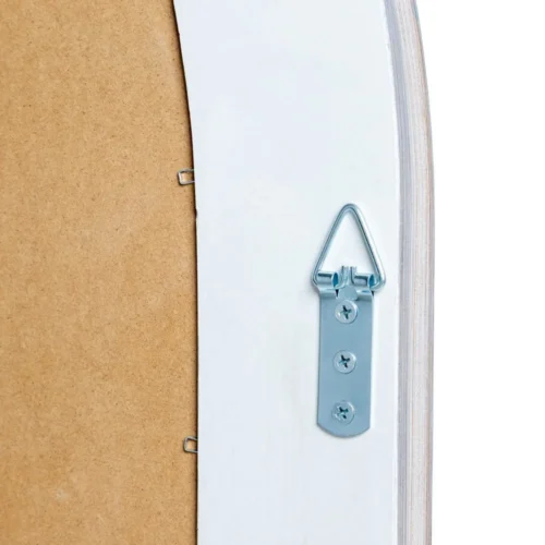 Miroir arche en bois de paulownia gris Ixia 76 × 106 cm — vue 3