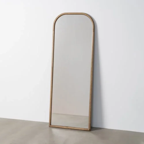 Miroir arche en bois naturel Ixia 59,5 × 160 cm — vue 2