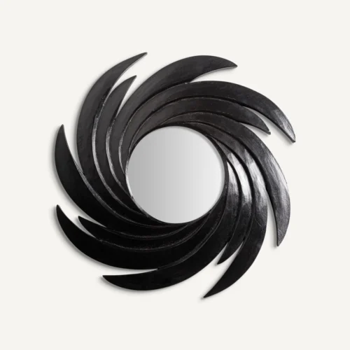 Miroir Asp acacia noir Vical Home