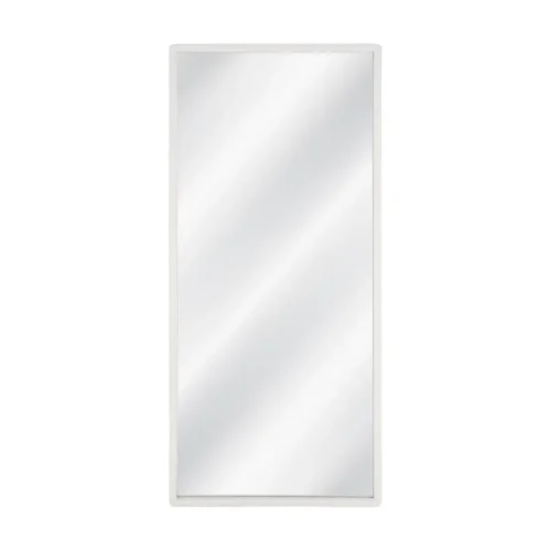 Miroir blanc cassé en bois de paulownia Ixia 80 × 180 cm