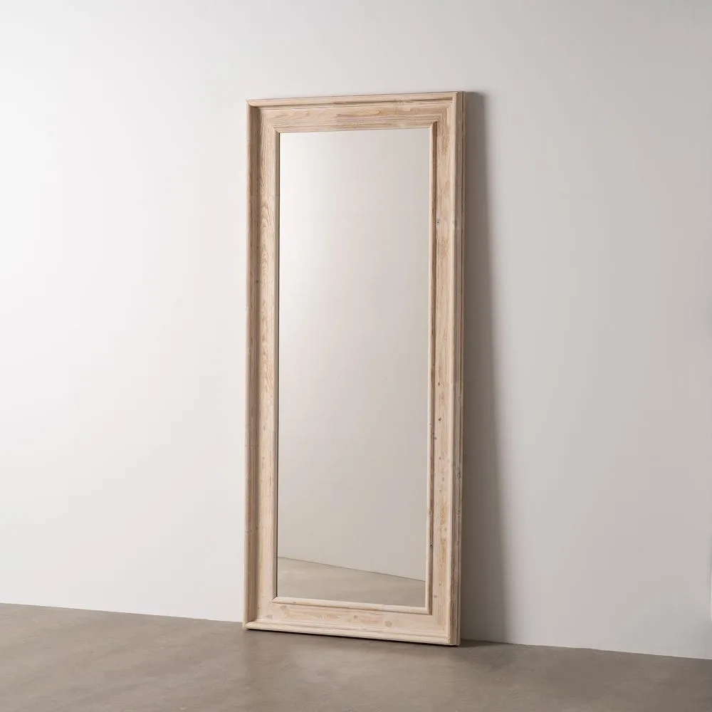 Miroir cadre large en bois Ixia 78 × 179 cm