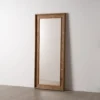 miroir cadre large en bois ixia 78 179 cm marron 1