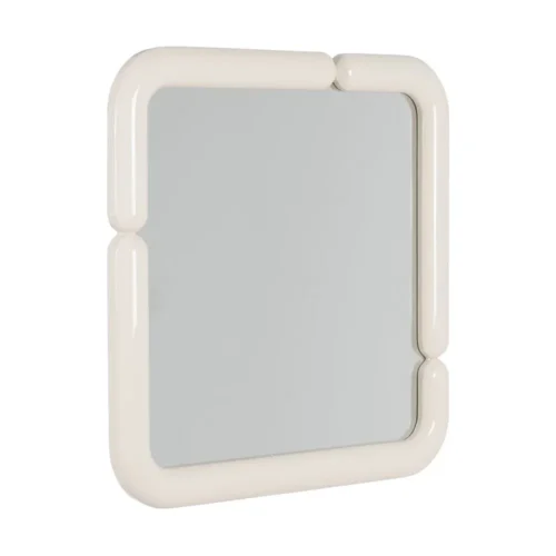 Miroir carré laqué crème Ixia 90 × 90 cm — vue 2