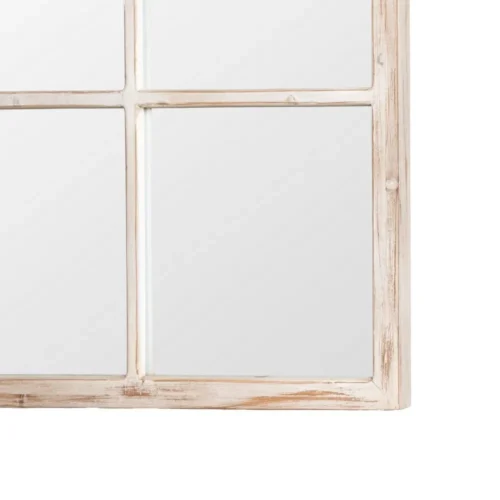 Miroir de pied blanc patiné en bois de sapin Ixia 90 × 180 cm — vue 2