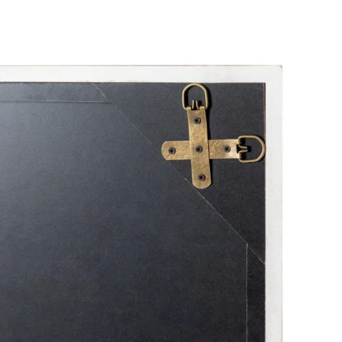 Miroir de pied blanc patiné en bois de sapin Ixia 90 × 180 cm — vue 3
