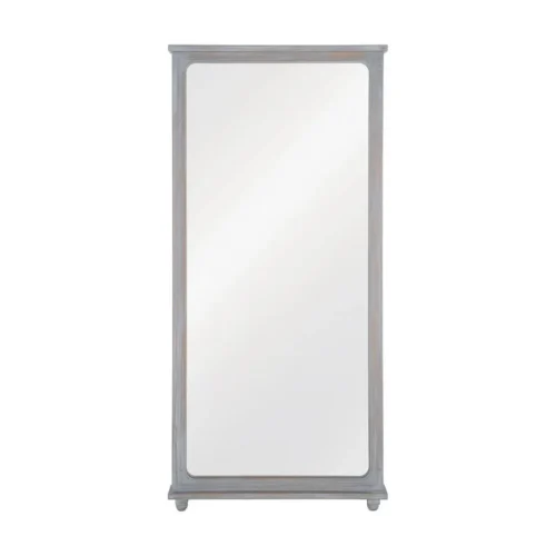 Miroir de pied gris cadre en bois de pin Ixia 80 × 170 cm