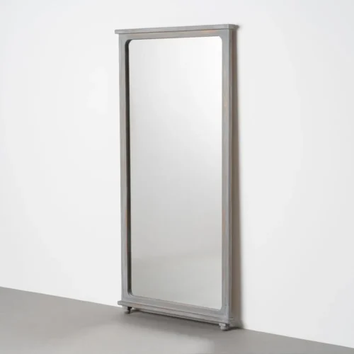 Miroir de pied gris cadre en bois de pin Ixia 80 × 170 cm — vue 2
